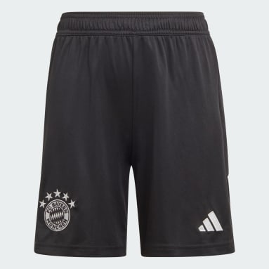 Short Tiro 23 Goalkeeper Junior FC Bayern München Nero Bambini Calcio