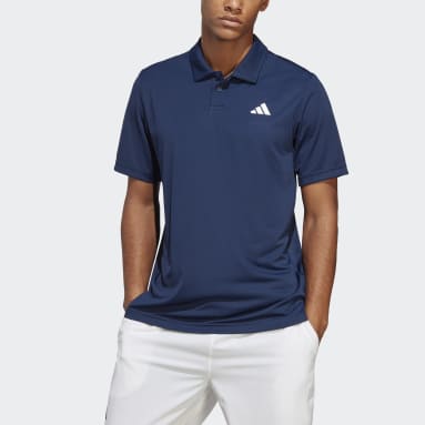 Heren Tennis blauw Club Tennis Poloshirt