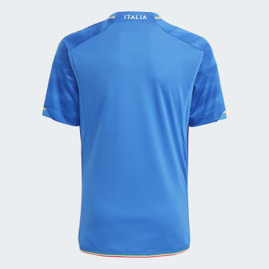 Boys Football Blue 이탈리아 23 홈 저지
