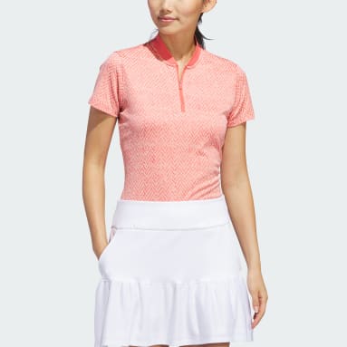 Women Golf Red Women's Ultimate365 Jacquard Polo Shirt