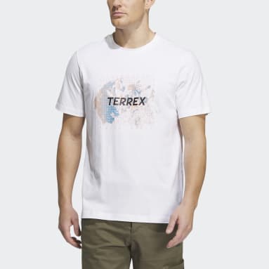 Muži TERREX bílá Tričko Short Sleeve Graphic