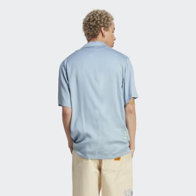Camisa Glide Estampada Azul Hombre Originals