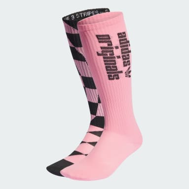 Fuchsia - Everyday Solid Pink Color Cotton Crew Socks – Hooray