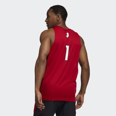 adidas Hoosiers NCAA Swingman Jersey - Red, Men's Basketball