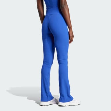Women's Originals Blue Essentials Rib Flared Pants