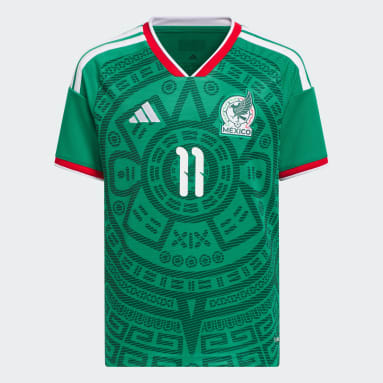 Mexico 26 Home Gimenez Kids Jersey