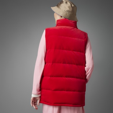 Women's Originals Red Adicolor Heritage Now Velvet Vest