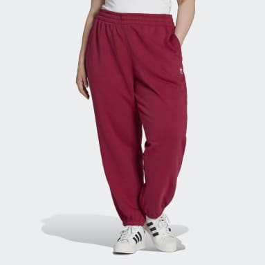 Women's Originals Red Adicolor Essentials Pants (Plus Size)