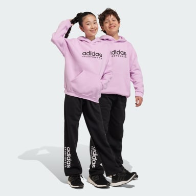 키즈 sportswear Black 플리스 팬츠