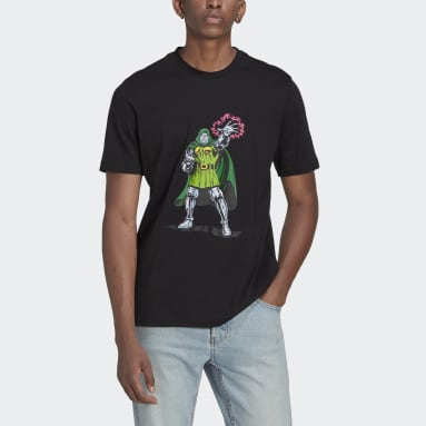 Camiseta Disney Estampada Negro Hombre Originals