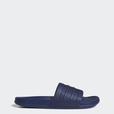 adilette Cloudfoam Plus Mono sandaler Blå