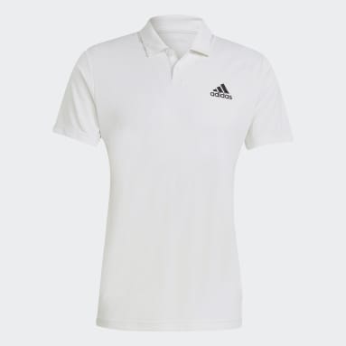 Men Tennis White SPORT PERFORMANCE HEATREADY POLO SHIRT