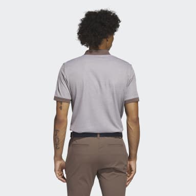Men's Golf Brown Ultimate365 No-Show Golf Polo Shirt