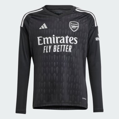 Kluci Fotbal černá Brankářský dres Arsenal Tiro 23 Long Sleeve