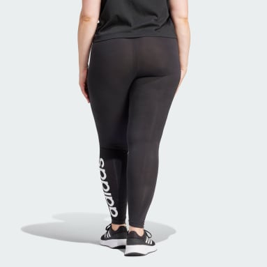 Γυναίκες Sportswear Μαύρο Essentials High-Waisted Logo Leggings (Plus Size)