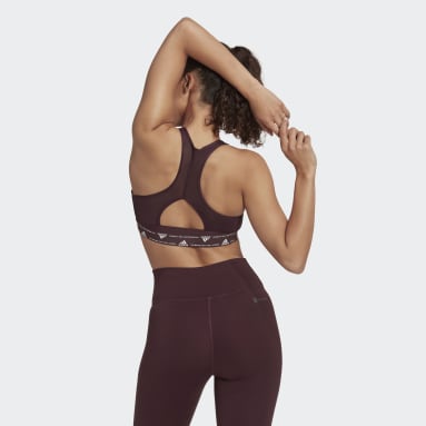 Brassière Powerreact Training Maintien moyen rouge Femmes Training Et Fitness