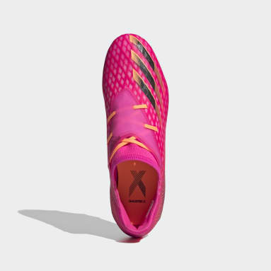 Men Football Pink X Ghosted.2 Firm Ground Boots