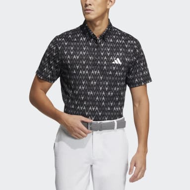 Men Golf Black AEROREADY Graphic Polo Shirt