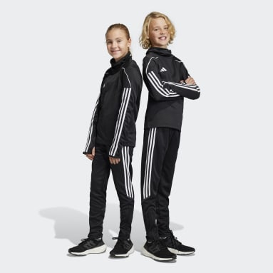Děti Fotbal černá Tréninkové kalhoty Tiro 23 Club