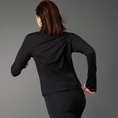 Maglia da running Ultimate Conquer the Elements Merino Long Sleeve Nero Donna Running