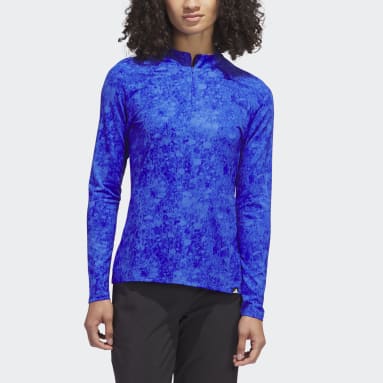 Ultimate365 Tour Long Sleeve Printed Golfskjorte Blå