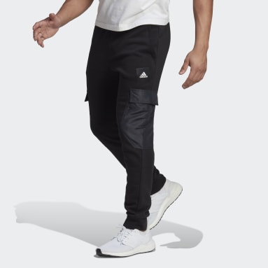 Men Sportswear Black Fleece Woven Pants