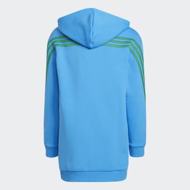 adidas x Classic LEGO® 3-Stripes Pocket Hettegenser Blå