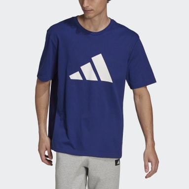 Heren Sportswear blauw adidas Sportswear Future Icons Logo Graphic T-shirt