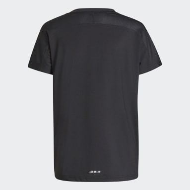 Girls Sportswear Black Marimekko Primegreen AEROREADY Loose and Longer Graphic Tee