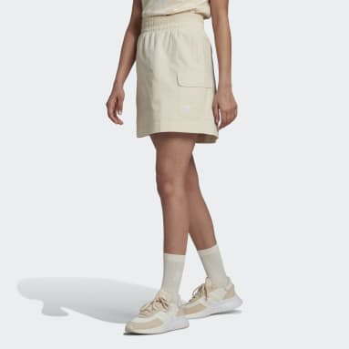 Dam Originals Beige Adicolor Classics Poplin Skirt