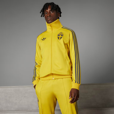 Casaco Beckenbauer da Suécia Amarelo Futebol