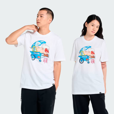 เสื้อกราฟฟิกลูกชิ้นปิ้ง