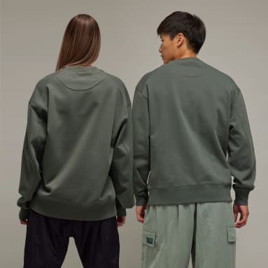 Sudadera cuello redondo Organic Cotton Terry Y-3 Verde Y-3