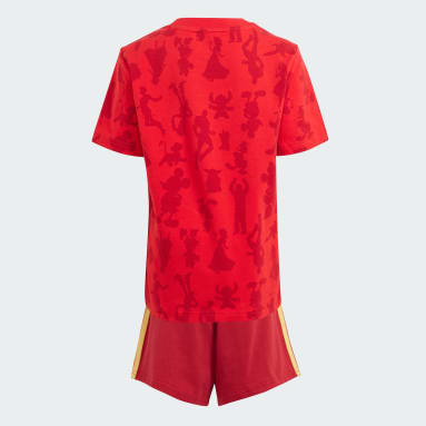 Children Sportswear Red adidas x Disney 100 Tee Set