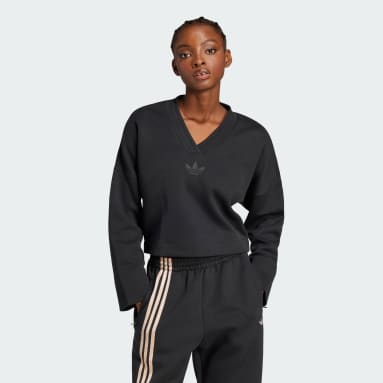 Sweat-shirt à col en V profond