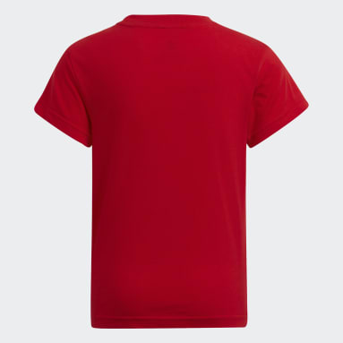 T-shirt adicolor Trefoil Rosso Bambini Originals