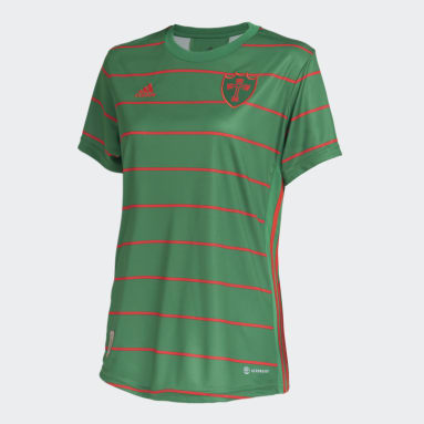 Camisa Portuguesa Feminina Verde Mulher Futebol