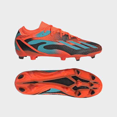 Herr Fotboll Orange X Speedportal Messi.3 Firm Ground Boots