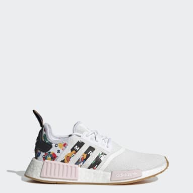 Women's Originals White Rich Mnisi NMD_R1 Shoes