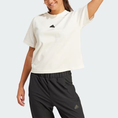 T-shirt Z.N.E. Bianco Donna Sportswear