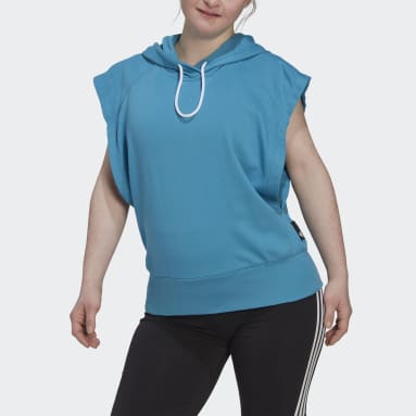 Camiseta con capucha Studio Lounge Azul Mujer Sportswear
