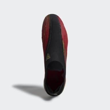 Botines X Speedflow+ Terreno Blando Rojo Fútbol
