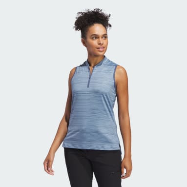 Ultimate365 Stripe Sleeveless Poloshirt