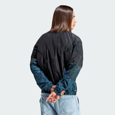 Bluza dresowa adidas Rekive Woven Czerń