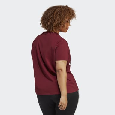 Camiseta Adicolor Classics Trefoil (Tallas grandes) Burgundy Mujer Originals