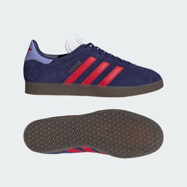 Kasut adidas gazelle kulit babi online