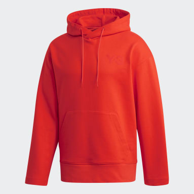 Men's Y-3 Red Y-3 CL Logo Hoodie
