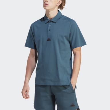Koszulka adidas Z.N.E. Premium Polo Turkusowy