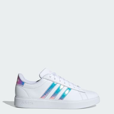 Tenis blancos para mujer adidas hot sale