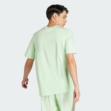Adidas green t shirt hotsell mens